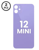 Tapa trasera de vidrio para iPhone 12 Mini con agujero ampliado para cámara en Guatemala.
