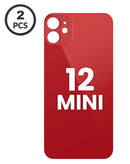 Tapa trasera de color rojo para iPhone 12 Mini disponible en mayoristas de repuestos en Guatemala.