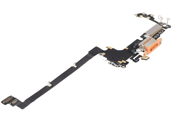Reparación de puerto de carga con cable flex para iPhone 17 Pro en Guatemala, disponibles en talleres de reparaciones y mayoristas de accesorios para iPhone.