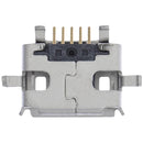 Reparación de puerto de carga con soldadura requerida en Guatemala - 05 pin - Micro A - 4 puntos de anclaje, disponible en mayoristas de componentes electrónicos.