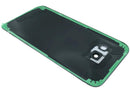 Tapa trasera negra Samsung Galaxy A3 2017 (A320) con lente de cámara, repuesto original para reparación.