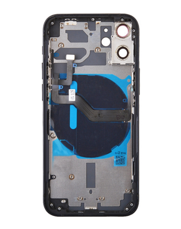 Encuentra tapas traseras con componentes preinstalados para iPhone 12 en Guatemala en nuestra tienda de reparaciones de dispositivos móviles.