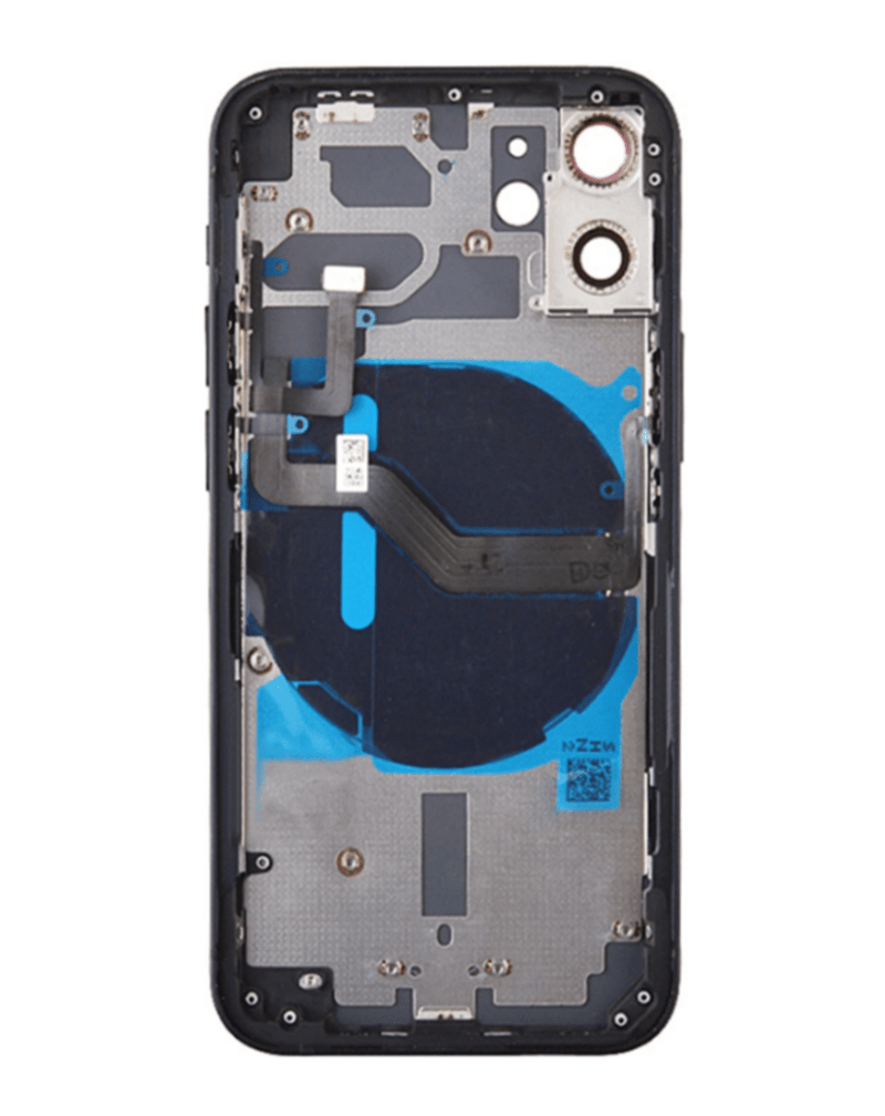 Compra la tapa trasera iPhone 12 Mini con componentes preinstalados en Guatemala para reparaciones de manera fácil y rápida.
