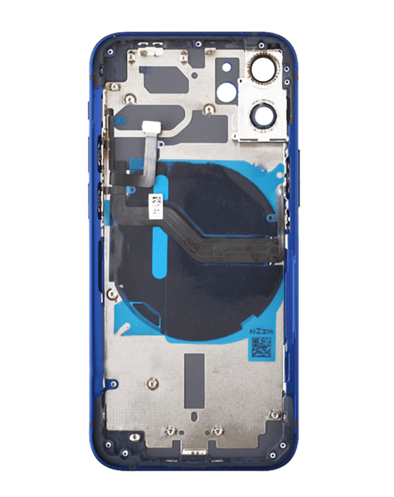 Encuentra la tapa trasera para iPhone 12 Mini con componentes preinstalados en Guatemala para reparaciones rápidas y al mejor precio.