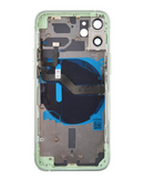 Encuentra tapas traseras con componentes preinstalados para iPhone 12 Mini en Guatemala, ideales para reparaciones y mayoristas.