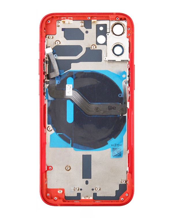 Encuentra tapas traseras con componentes preinstalados para iPhone 12 en Guatemala para reparaciones al por mayor.