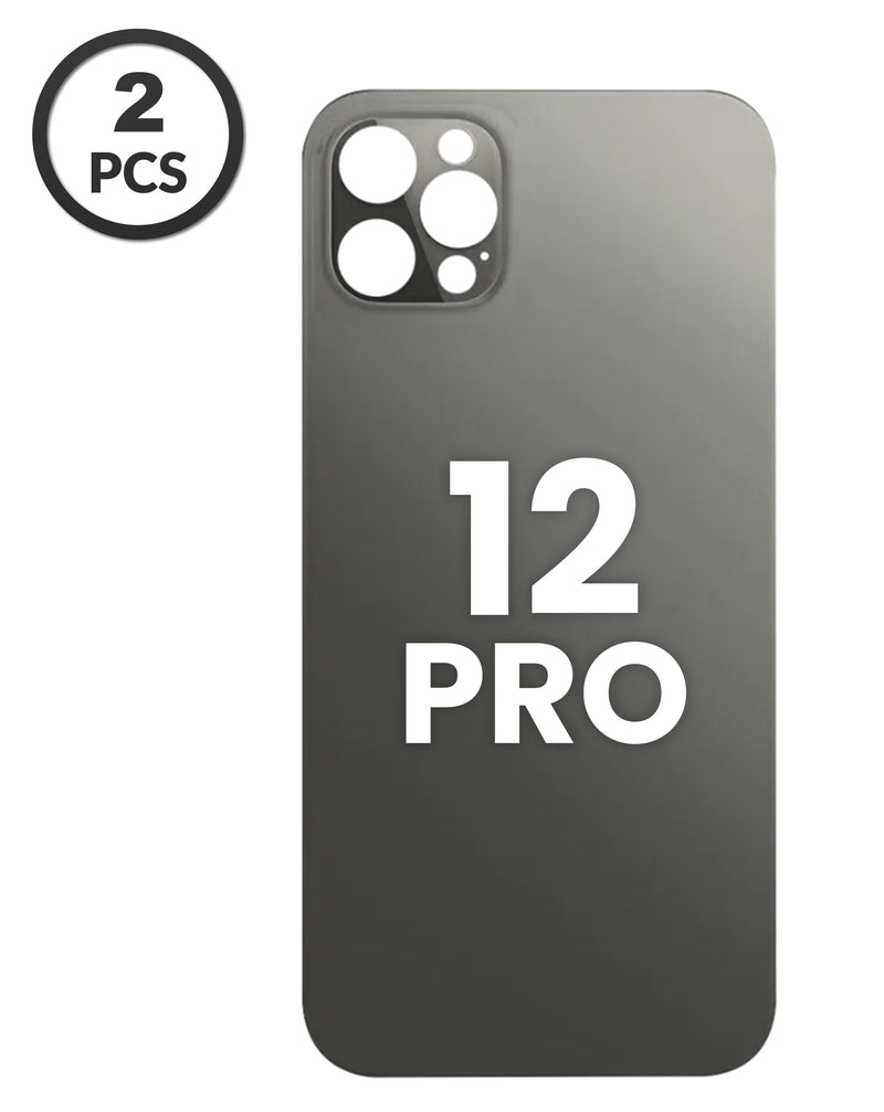 Tapa trasera con orificio de cámara para iPhone 12 Pro en Guatemala, disponible en color Graphite.