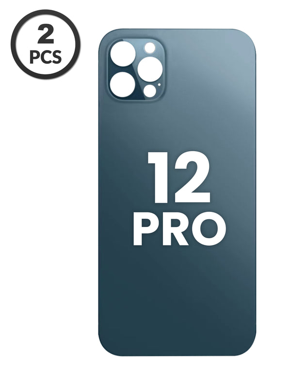 Tapa trasera con agujero de cámara más grande para iPhone 12 Pro (PACIFIC BLUE) disponible en Guatemala - Back glass, reparaciones, taller especializado en iPhone.
