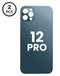 Tapa trasera con agujero de cámara más grande para iPhone 12 Pro (PACIFIC BLUE) disponible en Guatemala - Back glass, reparaciones, taller especializado en iPhone.