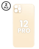 Tapa trasera con orificio mayor para cámara de iPhone 12 Pro en Guatemala para reparaciones de celulares.