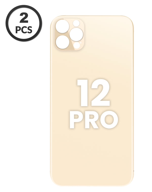 Tapa trasera con orificio mayor para cámara de iPhone 12 Pro en Guatemala para reparaciones de celulares.