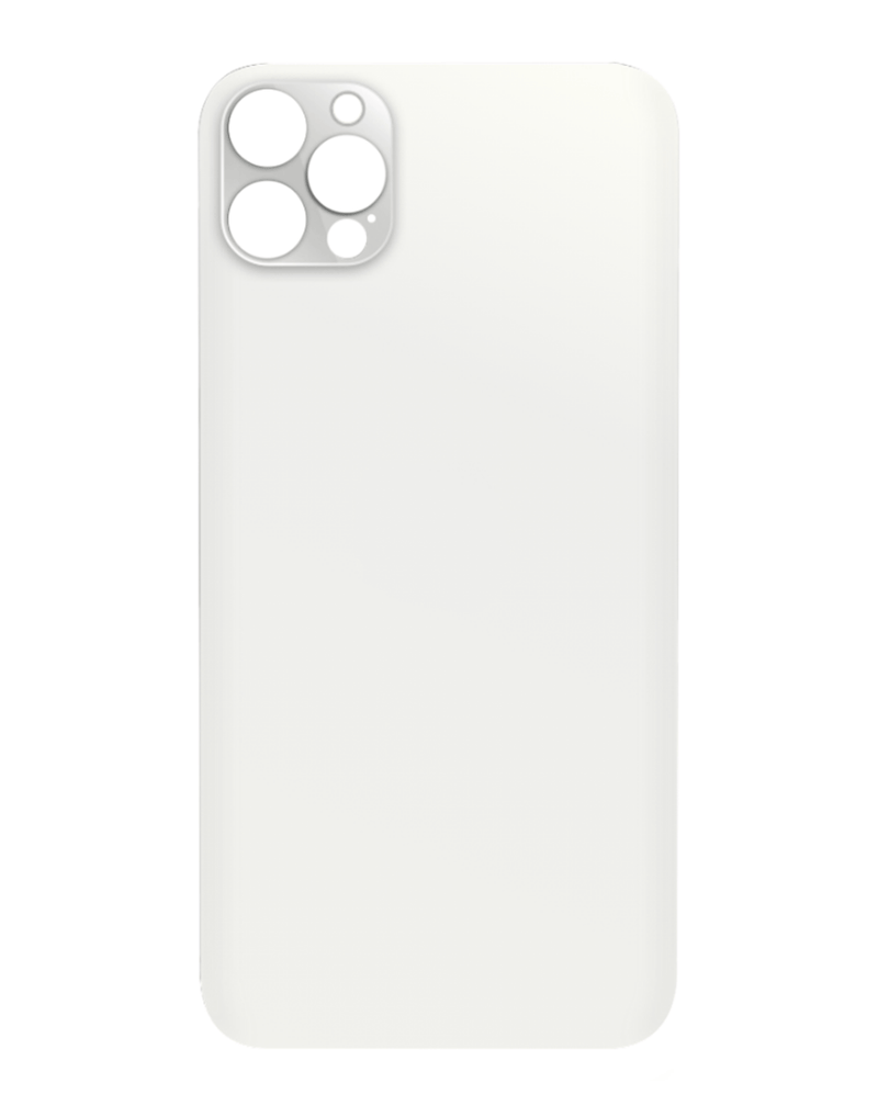 Tapa trasera de vidrio con agujero de cámara más grande para iPhone 12 Pro en Guatemala.