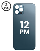 Compra tapa trasera con orificio mayor para cámara de iPhone 12 Pro Max en Guatemala, perfecta para reparaciones en talleres locales.