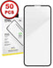 Protector de pantalla de vidrio templado BodyGuardz para iPhone 12 Pro Max en color negro en Guatemala.