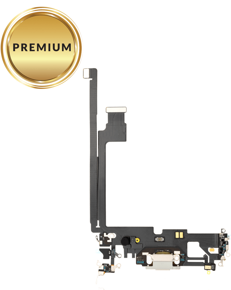 Reparación del puerto de carga para iPhone 12 Pro Max Plateado en Guatemala.