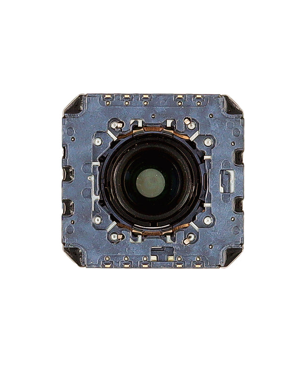 Reparación de ensamblaje de cámara trasera y motor telefoto para iPhone 12 Pro Max en Guatemala.