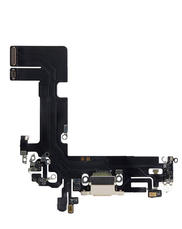 Reparación de puerto de carga para iPhone 13 STARLIGHT en Guatemala, disponibilidad de componentes y cable flex.