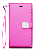 Compra la mejor funda de cuero elegante hot pink para iPhone XR en Guatemala en SlowBack, tu tienda mayorista de accesorios para celular.