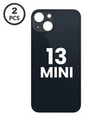 Tapa trasera con orificio de cámara más grande para iPhone 13 Mini disponible en Guatemala en tiendas de reparación de celulares y repuestos.