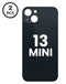 Tapa trasera con orificio de cámara más grande para iPhone 13 Mini disponible en Guatemala en tiendas de reparación de celulares y repuestos.