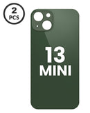 Compra una tapa trasera verde con agujero de cámara más grande para iPhone 13 Mini en Guatemala en nuestro taller de reparaciones de iPhone.