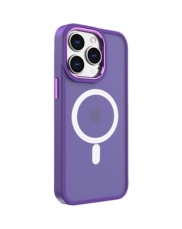 Compra tu case de carga inalámbrica magnético en color PURPLE para iPhone 13 Pro Max en Guatemala.