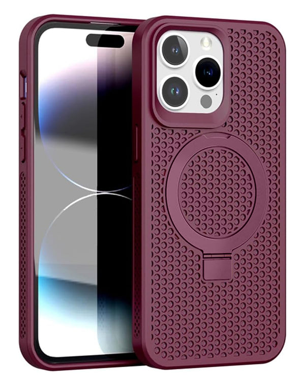 Encuentra la mejor funda de disipación de calor con soporte para iPhone 13 Pro Max en Guatemala con SlowBack.