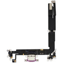 Puerto de carga USB-C rosa para iPhone 16 Plus, flex usado original, ideal reparación A2XXXS.