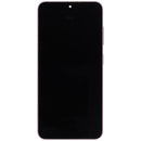 Pantalla LCD y digitalizador rojo coral con marco para Samsung Galaxy S25 5G, repuesto de display.