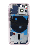 Encuentra tapas traseras con componentes preinstalados para iPhone 13 Mini en Guatemala en talleres de reparaciones de celulares.