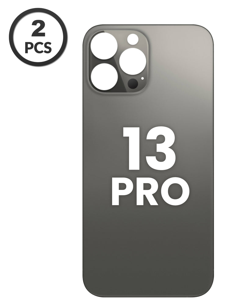 Reparación de tapa trasera con orificio de cámara más grande para iPhone 13 Pro en Guatemala.