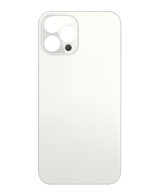Encuentra tapas traseras con orificio mayor para iPhone 13 Pro plateado en Guatemala.