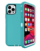 Compra al por mayor en Guatemala el resistente case heavy duty para iPhone 13 Pro en color teal, ideal para proteger tu dispositivo en talleres locales de accesorios Apple.