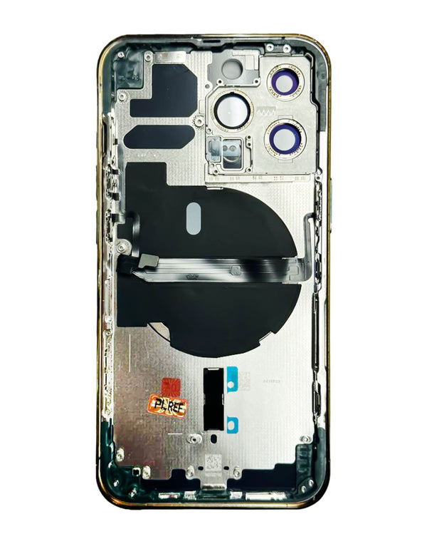 ¡Encuentra el marco trasero con componentes preinstalados para iPhone 13 Pro en Guatemala con envío desde EEUU en color ALPINE GREEN!