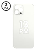 Tapa trasera iPhone 13 Pro Max con orificio de cámara más grande disponible en Guatemala para reparaciones.