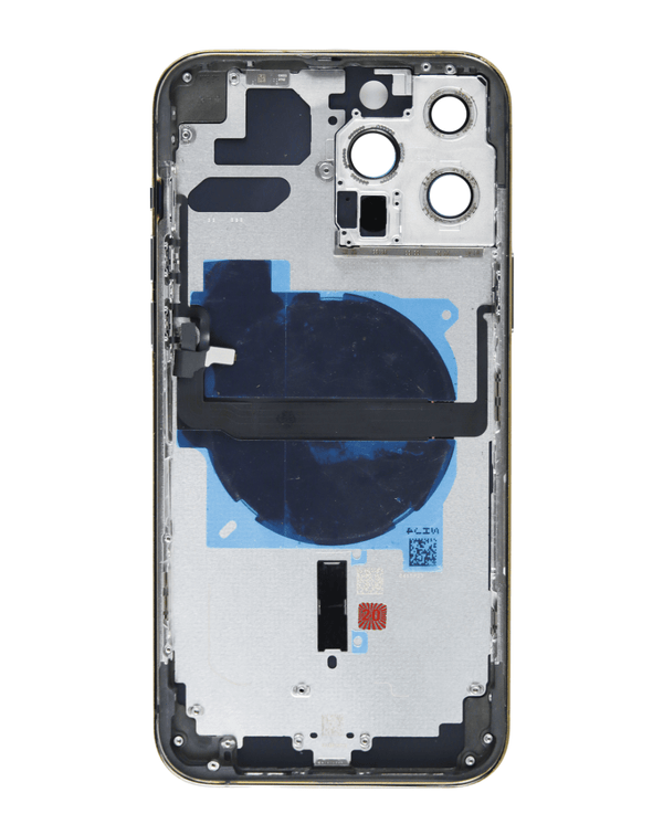 Tapa trasera con componentes preinstalados para iPhone 13 Pro Max en Guatemala, ideal para reparaciones y talleres especializados.