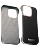 Funda EVO Carbon Design Leather Slim Negro para iPhone 13 Pro Max, encuentra la mejor funda en Guatemala.