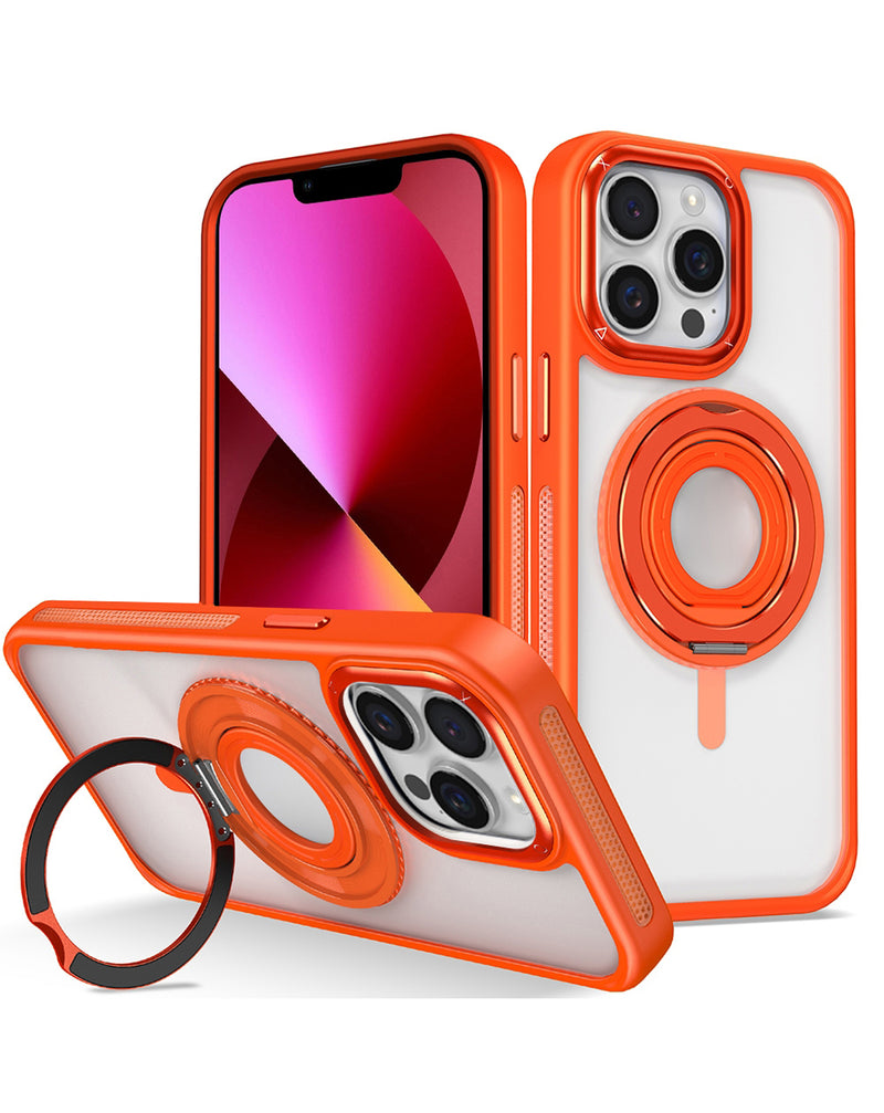 Funda transparente con soporte de anillo para iPhone 13 Pro Max en Guatemala, accesorio de calidad en SlowBack.