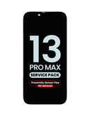 Encuentra la pantalla OLED con sensor de proximidad y flex preinstalado para iPhone 13 Pro Max en Guatemala con servicio de reparación de pantalla.
