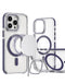 Funda magnética transparente con soporte de cámara para iPhone 13 Pro Max en Guatemala.