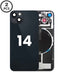 Encuentra tapas traseras con NFC wireless y MagSafe para iPhone 14 en Guatemala con este pack de 2 en color midnight.