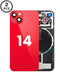 Compra la tapa trasera con NFC inalámbrico y magnet MagSafe para iPhone 14 (RED) en Guatemala.