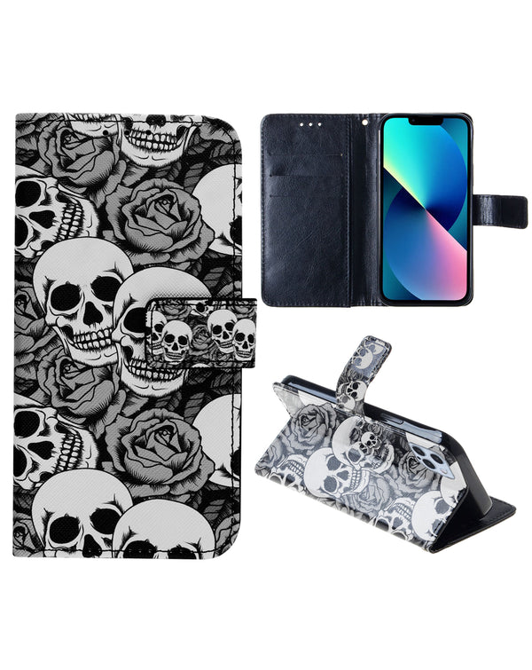 Encuentra la mejor funda cartera de cuero con ranura para tarjetas para iPhone 13/14 en Guatemala.