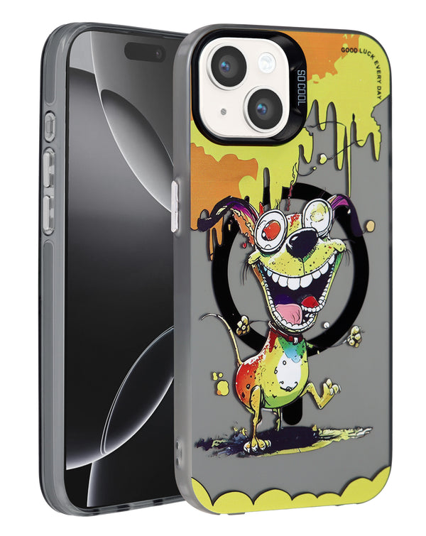 Encuentra fundas con carga inalámbrica de Animal Graffiti para iPhone 13 y 14 en Guatemala.
