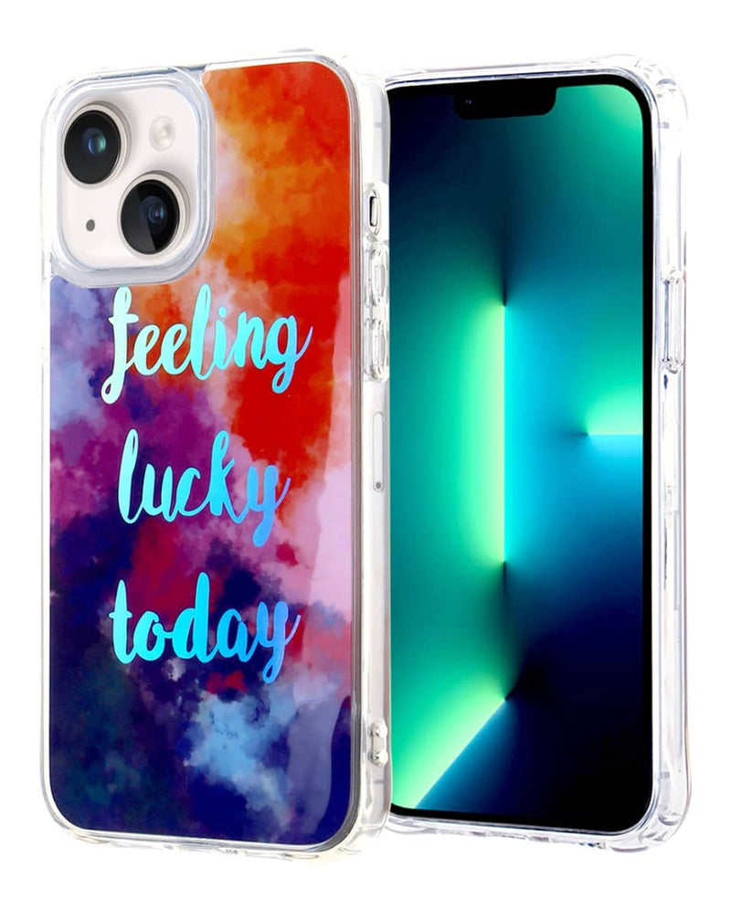 Encuentra tapas traseras de inyección de luz BLUE LUCKY para iPhone 14 en Guatemala, ideal para reparaciones y repuestos en tu taller de celulares.