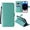 Encuentra la mejor funda billetera de cuero TEAL para iPhone 12/12 Pro en Guatemala.