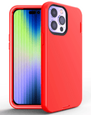 Compra un resistente case heavy duty en color rojo de silicone para iPhone 14 Pro Max en Guatemala.