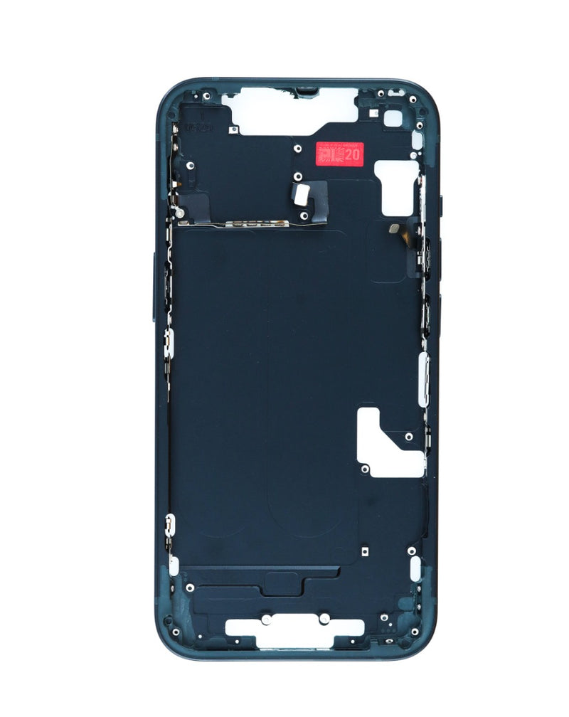 Reparación de Marco medio con partes pequeñas para iPhone 14 (MIDNIGHT) en Guatemala, mayorista de repuestos y talleres especializados.