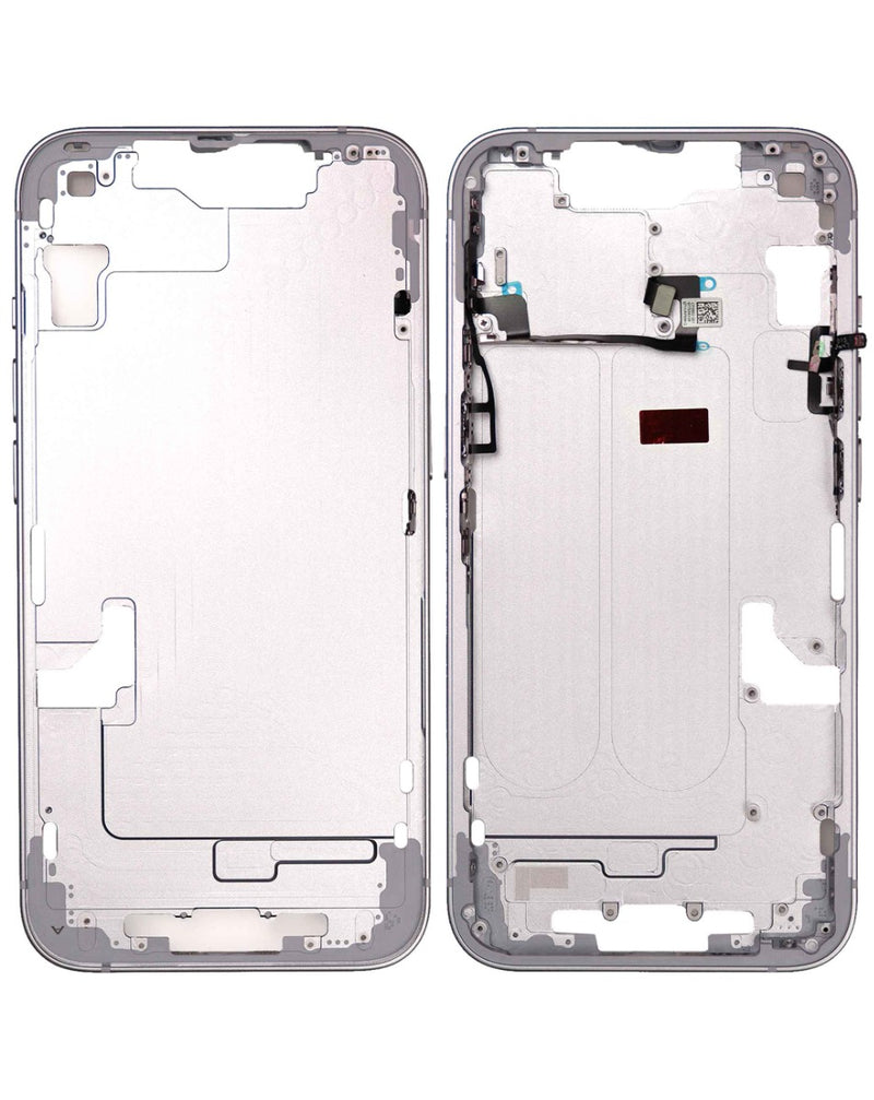 Reparación de Marco Medio con Piezas Pequeñas para iPhone 14 (PURPLE) en Guatemala, encuentra las mejores ofertas en componentes iPhone en talleres especializados.