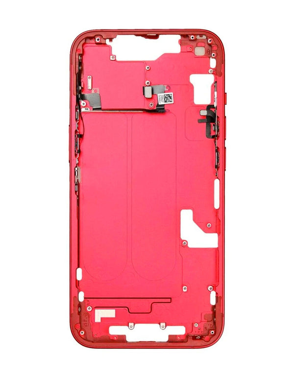 Compra al mayoreo un marco medio con piezas pequeñas para reparación de iPhone 14 (RED) en Guatemala.